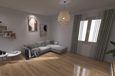 Progetto Appartamento in stile scandinavo