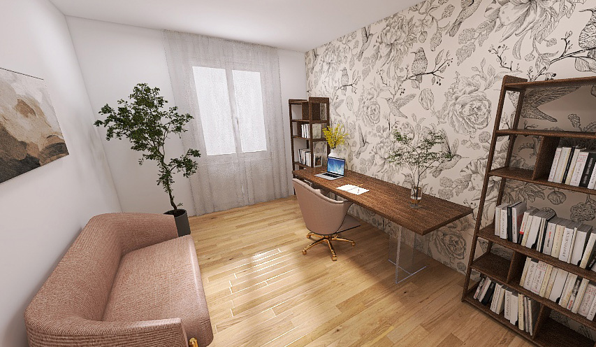 Studio in stile Classic Glam