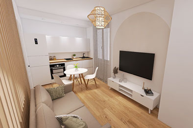 Progetto Monolocale 30mq